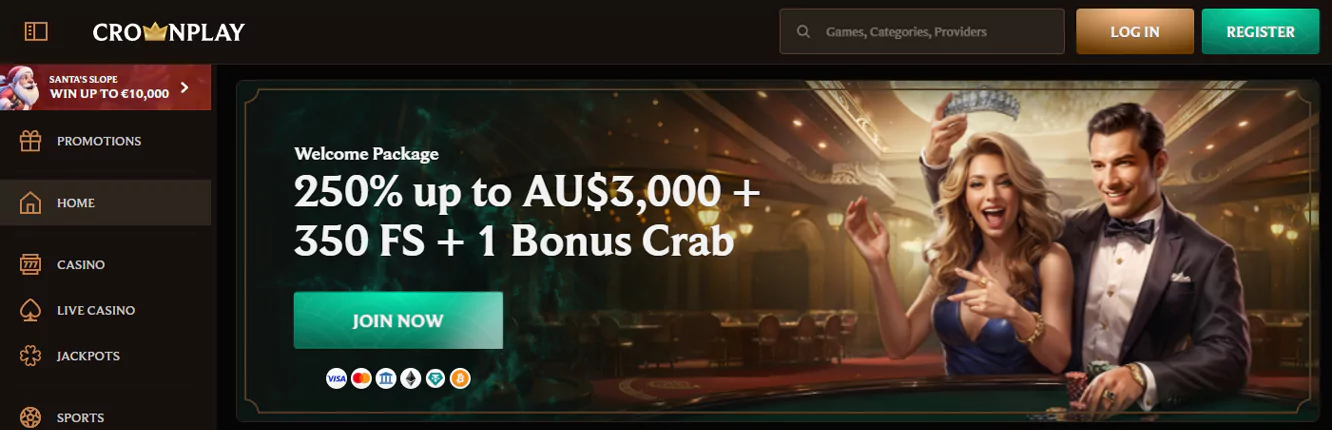 Activate Reload Bonus at Crownplay Casino