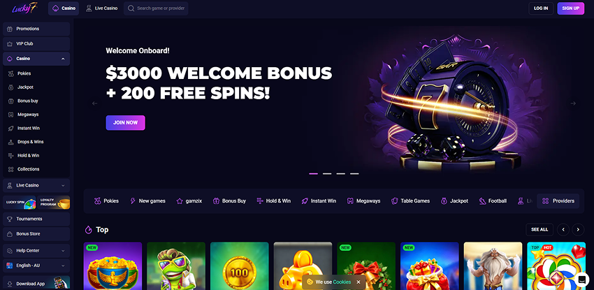 Lucky7even casino review for players from Australia