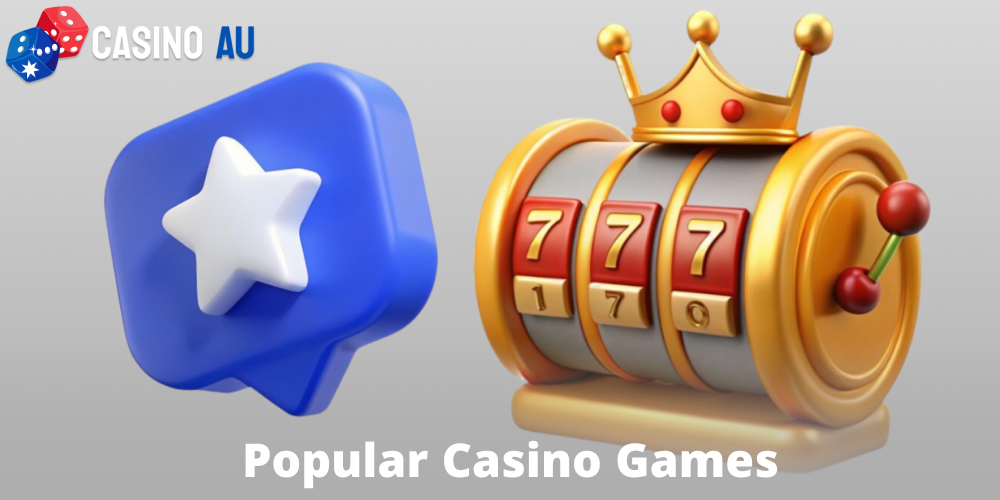 The most popular casino games available in online casinos in Australia